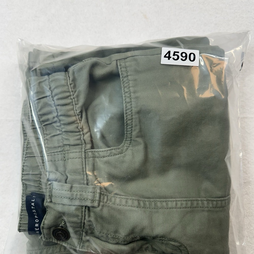 Aeropostale Cargo Pants Women XS Sage Green Utility Elastic Waist Pants - Picture 11 of 11